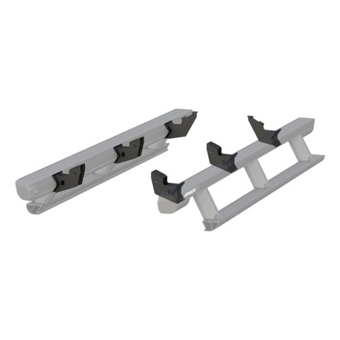 Aries Automotive ActionTrac Mounting Brackets for 2007-2021 TUNDRA - 3025151 Running Board Component, Bracket, ActionTrac, Black Powdercoated, Toyota, Kit