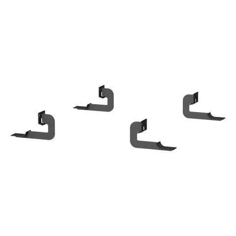 Aries Automotive 6 in. Oval Side Bar Mounting Brackets for 2004-2014 F-150 - 4504 Step Brackets, Oval, Ford, Kit