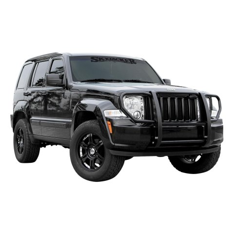 Aries Automotive Grille Guards for 2008-2012 LIBERTY - 1051 Guard, Brush Guard, Steel, Black Powdercoated, Jeep, Each