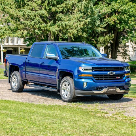 Aries Automotive RidgeStep Running Boards 2055531 Boards, Carbon Steel, Black Powdercoated, Textured, 6 1/2 in. Boards, 91.00 in. Length, Chevrolet, GMC, Pair