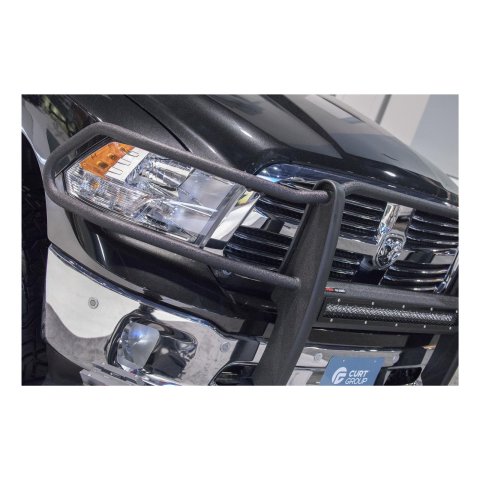 Aries Automotive Pro Series Grille Guards for 2011-2018 1500, 2019-2024 1500 CLASSIC, 2009-2010 RAM - P5058 Guard, Bull Bar, Series, 3 in., Steel, Black Texture Powdercoated, Dodge, Ram, Each