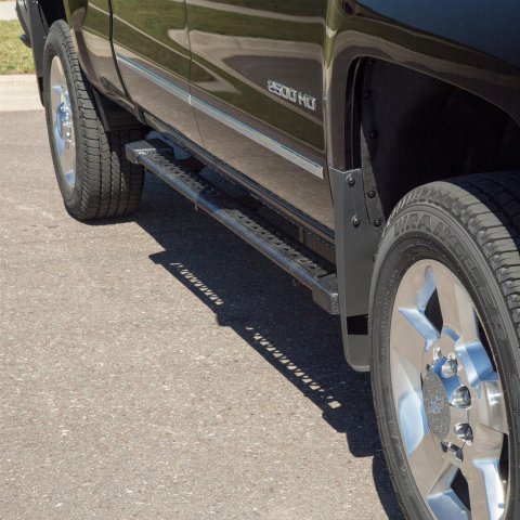 Aries Automotive Rocker Steps 2074108 Step Bars, Nerf Bars, Steel, Textured Black Powdercoated, Chevrolet, GMC, Pair