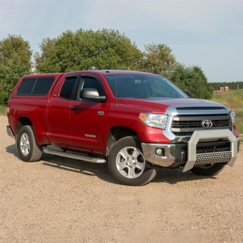 Aries Automotive AdvantEDGE 5.5 in. Side Bars for 2007-2021 TUNDRA - 2555019 Step Bars, Diameter, Aluminum, Chrome Powdercoated, Pair