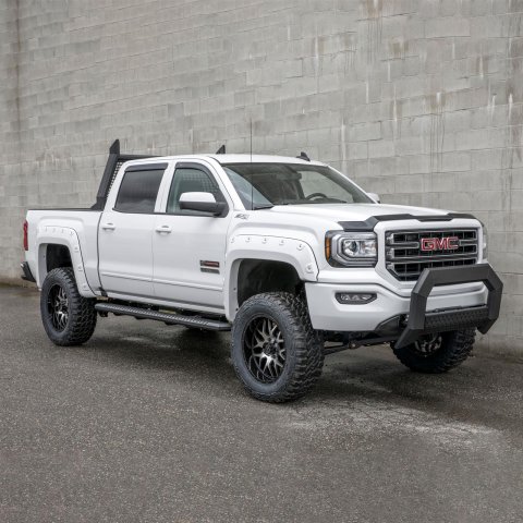 Aries Automotive AdvantEDGE 5.5 in. Side Bars 2556002 Step Bars, Diameter, Aluminum, Chrome Powdercoated, Pair