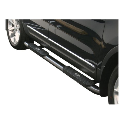 Aries Automotive 4 in. Oval Side Bars for 2011-2019 EXPLORER - S223041 Step Bars, Oval, in., Steel, Black Powdercoated, Ford, Pair