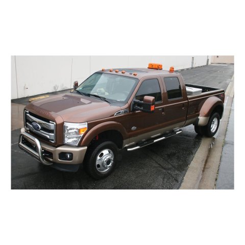 Aries Automotive 3 in. Bull Bars 35-3012 Grille Guard, Bar, in., Stainless Steel, Polished, Ford, Each