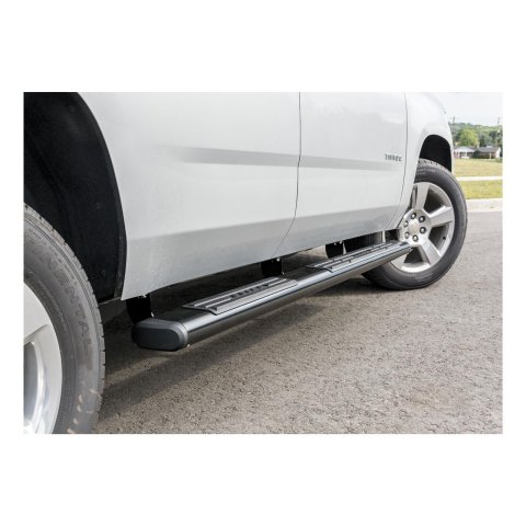 Aries Automotive 6 in. Oval Side Bar Mounting Brackets 4490 Step Brackets, Oval, Chevy, GMC, Kit
