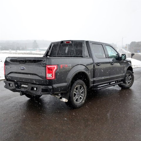 Aries Automotive AdvantEDGE 5.5 in. Side Bars 2556024 Step Bars, Diameter, Aluminum, Chrome Powdercoated, Pair