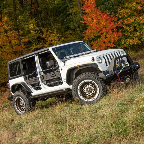 ARIES Automotive - Doors for 2020-2025 GLADIATOR, 2018-2025 WRANGLER 2500200 Tube Doors, Jeep Wrangler JL Rear