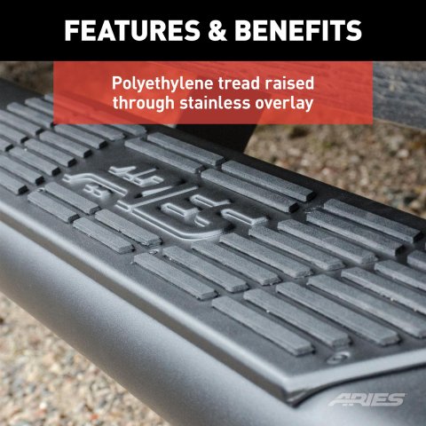 Aries Automotive Ascentstep Running Boards 2558046 Boards, Chevy, GMC, Crew, 2055102 & 2057991, Pair