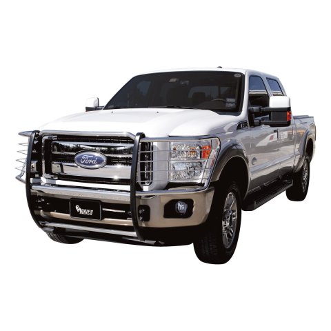 Aries Automotive Grille Guards 3064-2 Guard, Brush Guard, Stainless Steel, Polished, Ford, Each