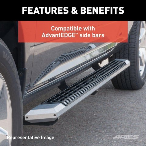 ARIES Automotive - Truck Step Installation Kits for 2011-2025 DURANGO 2055181 VersaTrac Brackets 2011-2019 Dodge Durango ALL