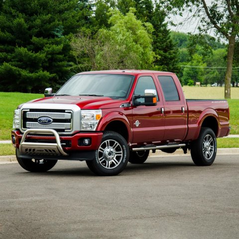 Aries Automotive 4 in. Oval Side Bars S223006-2 Step Bars, Oval, in., Stainless Steel, Polished, Ford, Pair