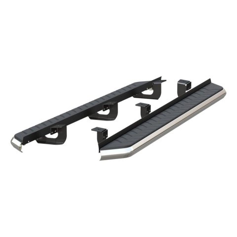 Aries Automotive AeroTread Running Boards 2051040 Boards, Aluminum/Stainless Steel, Polished, Full Length, 73.00 in. Length, Ford, Pair