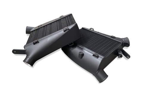 CSF Radiator Intercoolers 8194B Intercooler, Audi RS6/RS7 (C8) Intercooler Set In Custom Thermal Dispersion Black Finish