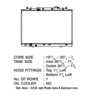 CSF Radiators 3644 Acura Mdx 14-15