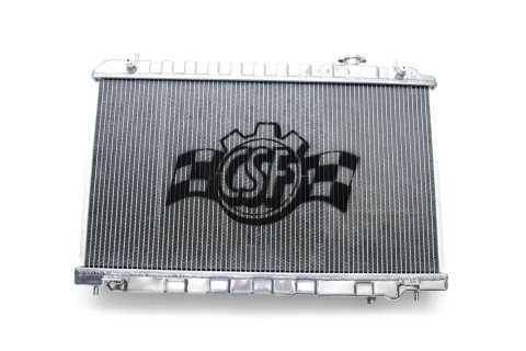 CSF Racing Radiators for 2003-2006 350Z - 3329 Radiator, Racing, Aluminum, Polished, Nissan, 350Z, Each