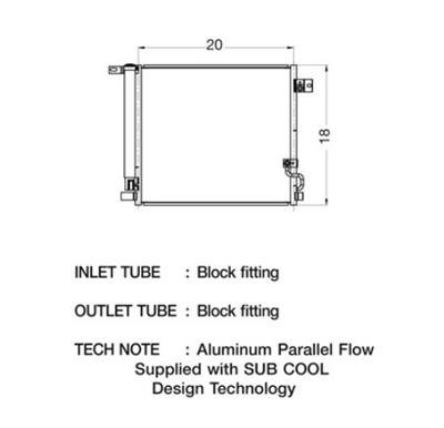 CSF Air Conditioning Condensers 10657 Condenser, Aluminum, Black, Hummer, Each