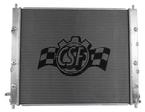CSF Racing Radiators for 2009-2015 CTS - 8028 Radiator, Racing, Aluminum, Polished, Cadillac, CTS-V, Each