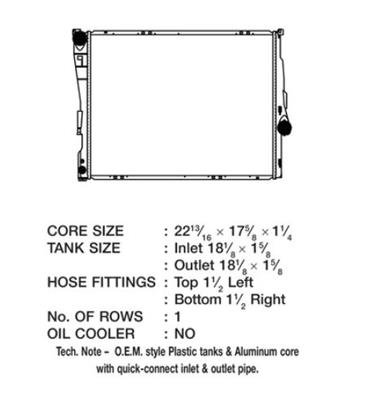 CSF Radiators 3709 Radiator, OE Replacement, Aluminum/Plastic, Natural, BMW, Automatic Transmission, Each
