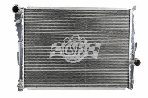 CSF Racing Radiators 3055 Radiator, Racing, Aluminum, Polished, BMW, E46, Each