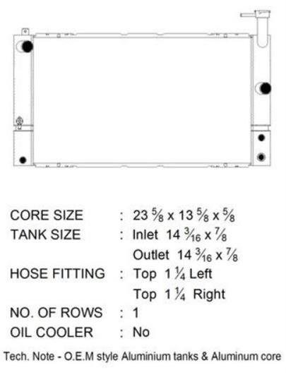 CSF Radiators 3837 Radiator, Aluminum/Plastic, Natural, Crossflow, Upper Driver Side Inlet, Upper Passenger Side Outlet, Toyota, Each