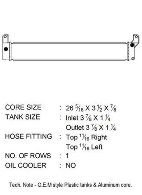 CSF Radiator Fluid Coolers 3764 Lexus Es 300H
