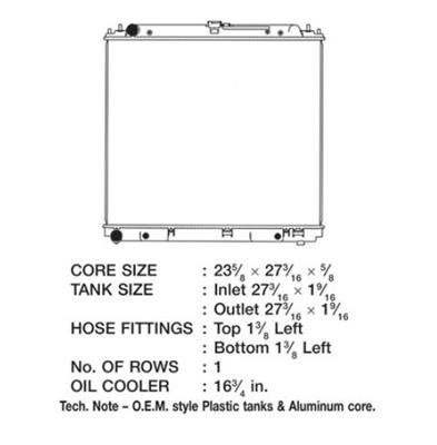 CSF Radiators 3195 Nissan Frontier
