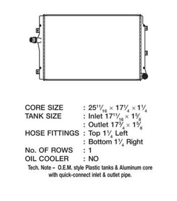 CSF Radiators 3459 Radiator, OE Replacement, Aluminum/Plastic, Natural, Audi, Volkswagen, Each