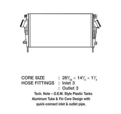 CSF Intercoolers for 2010-2011 9-5 - 6059 Intercooler, Aluminum, Natural, Saab, Each