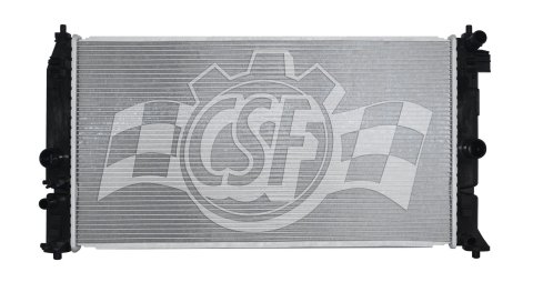 CSF Radiators 3943 Radiator, Aluminum/Plastic, Natural, Crossflow, Lower Passenger Side Inlet, Lower Driver Side Outlet, Lexus, Toyota, Each
