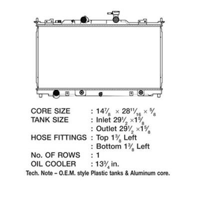 CSF Radiators for 2011-2013 6 - 3541 Mazda