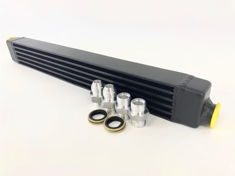 CSF Fluid Coolers for 1988-1991 325IX, 325IS, 1988-1992 325I - 8092 Cooler, Engine Oil, Plate Type, Aluminum, Black, BMW, Each