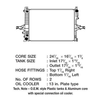 CSF Radiators 3566 Radiator, OE Replacement, Aluminum/Plastic, Natural, Volvo, Each