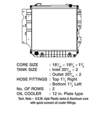 CSF Radiators for 2005-2006 WRANGLER - 3465 Jeep Wrangler