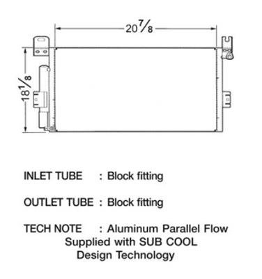 CSF Air Conditioning Condensers 10449 Condenser, Aluminum, Natural, Toyota, Each