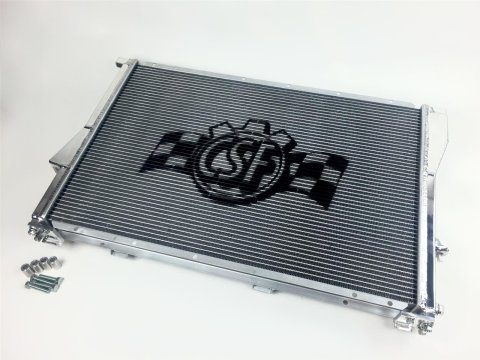 CSF Racing Radiators for 1995-2003 540I, 2000-2003 M5 - 7064 Radiator, Racing, Aluminum, Polished, BMW, M5, E39, E34, Each