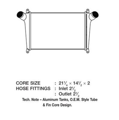 CSF Intercoolers 6049 Intercooler, Aluminum, Natural, Isuzu, Each