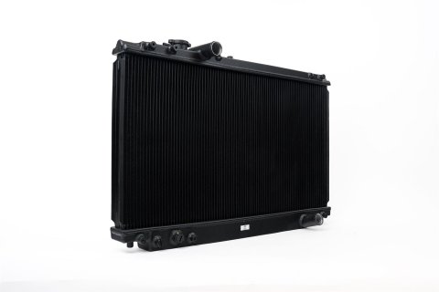 CSF Racing Radiators for 1993-1998 SUPRA - 2882B Toyota MK4 Supra High-Performance Radiator Black Finish