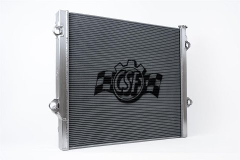 CSF Radiators for 2003-2009 4RUNNER, GX470 - 7215 Radiator, Crossflow, 1 Row, Aluminum/Plastic, Black/Natural, Upper Left Side Inlet, Transmission Cooler, Lexus, Toyota, Each