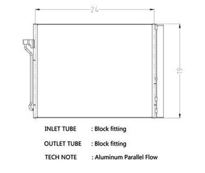 CSF Air Conditioning Condensers 10688 Condenser, Aluminum, Black, BMW, Each