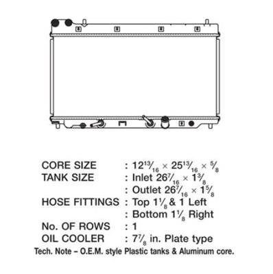 CSF Radiators 3370 Honda Fit