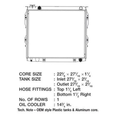 CSF Radiators 3237 Toyota Tundra