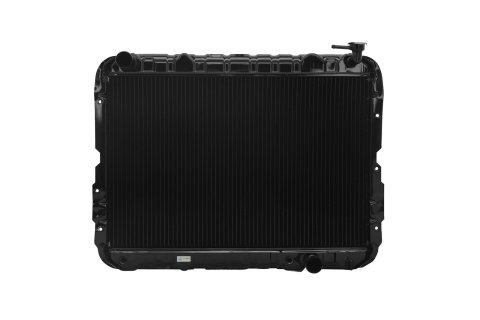 CSF All-Metal Radiators for 1981-1988 LAND CRUISER - 2708 Radiators, All-Metal, Downflow, Copper/Brass, Black, Transmission Cooler, Rugged ALL METAL Model, Toyota, 4.0L, 4.2L, Each