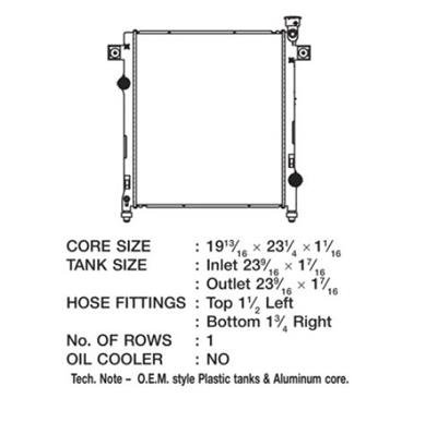 CSF Radiators 3425 Radiator, Jeep Liberty