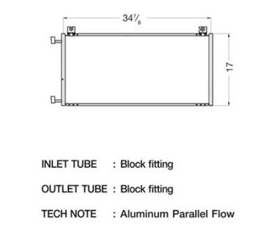 CSF Air Conditioning Condensers 10570 Condenser, Aluminum, Black, Chevy, Each