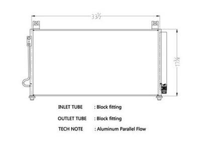 CSF Air Conditioning Condensers 10724 Condenser, Aluminum, Black, Chevy, GMC, Each