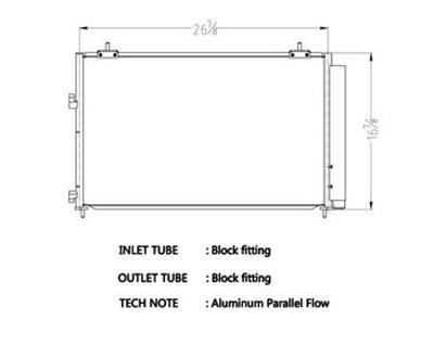 CSF Air Conditioning Condensers 10787 Condenser, Aluminum, Natural, Toyota, Each