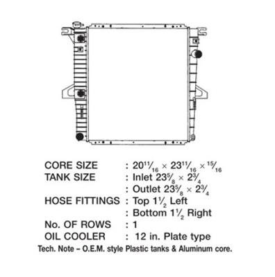 CSF Radiators 3277 Ford Explorer