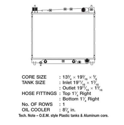 CSF Radiators 3001 Scion Xa , Xb